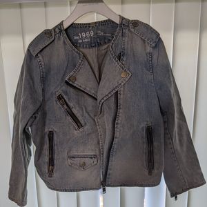 GAP Jean Cropped Jacket